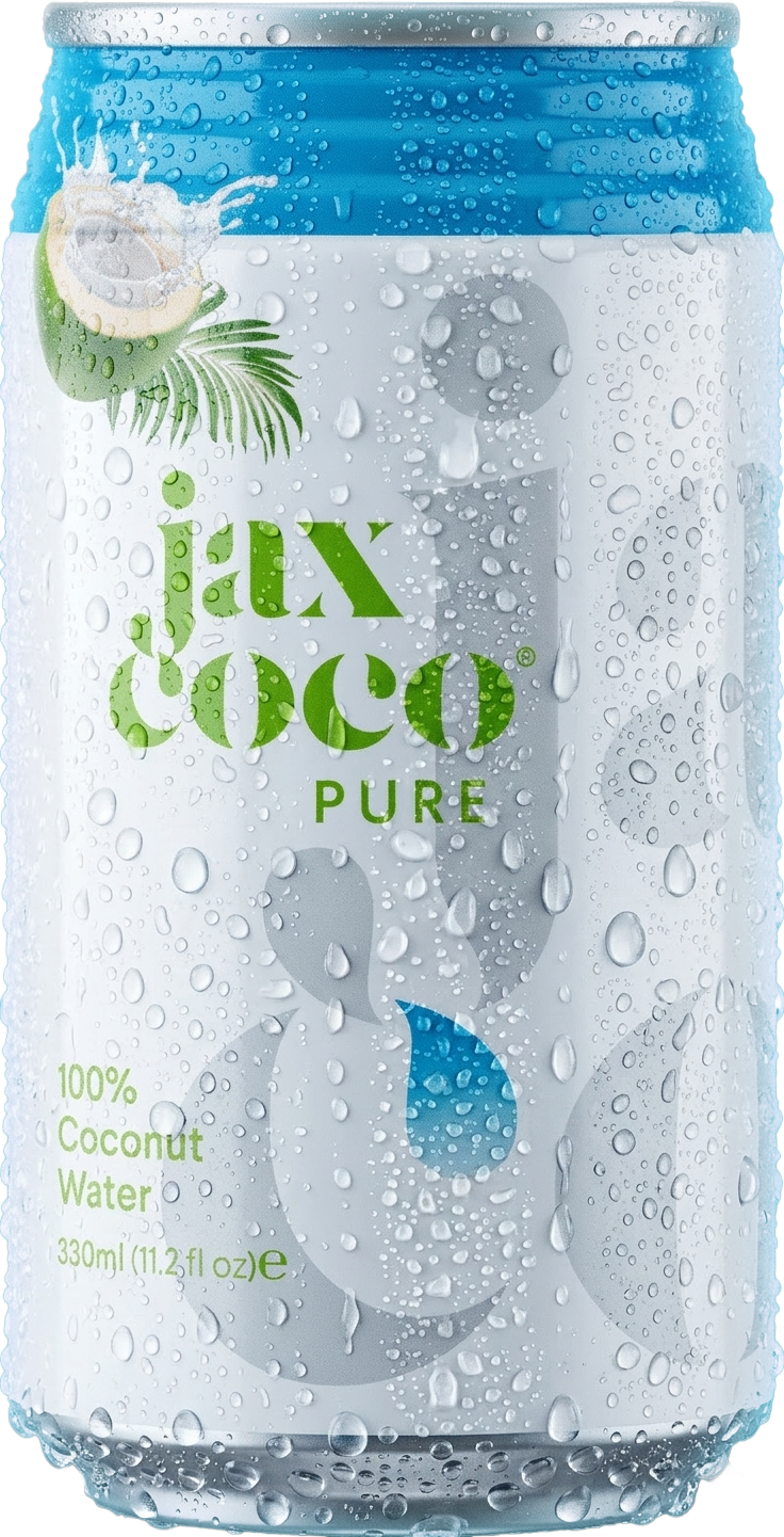 Jax Coco coconut water can